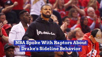 The NBA Gets Involved With Drake's Courtside Antics