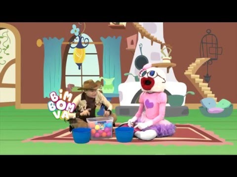 Los números en la casita de las muñequitas