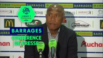 Conférence de presse RC Lens - Dijon FCO (1-1) : Philippe  MONTANIER (RCL) - Antoine  KOMBOUARE (DFCO) - 2018/2019