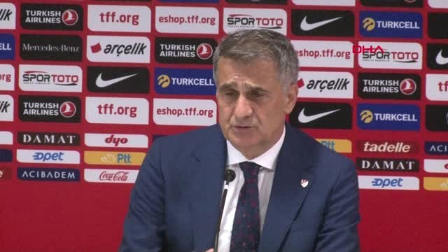 SPOR Şenol Güneş Futbolcularım olumluydu ama yeterli değildi