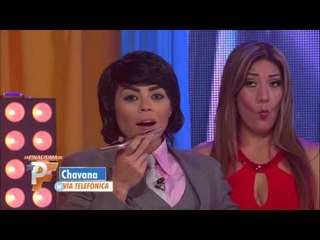 Chavana regaña a Chavanita en vivo