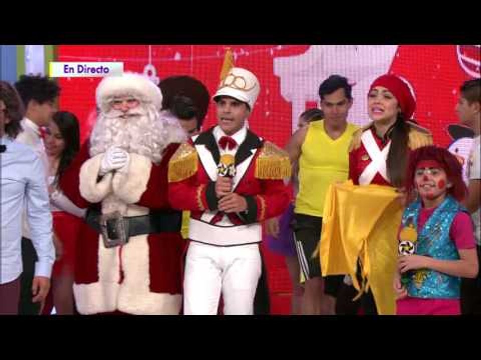 Tiene que cargar a Santa