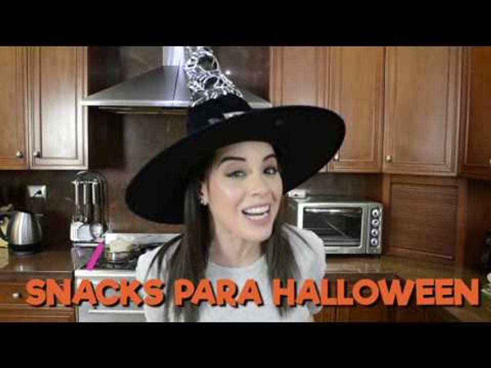 Snack para halloween en el blog de Arely
