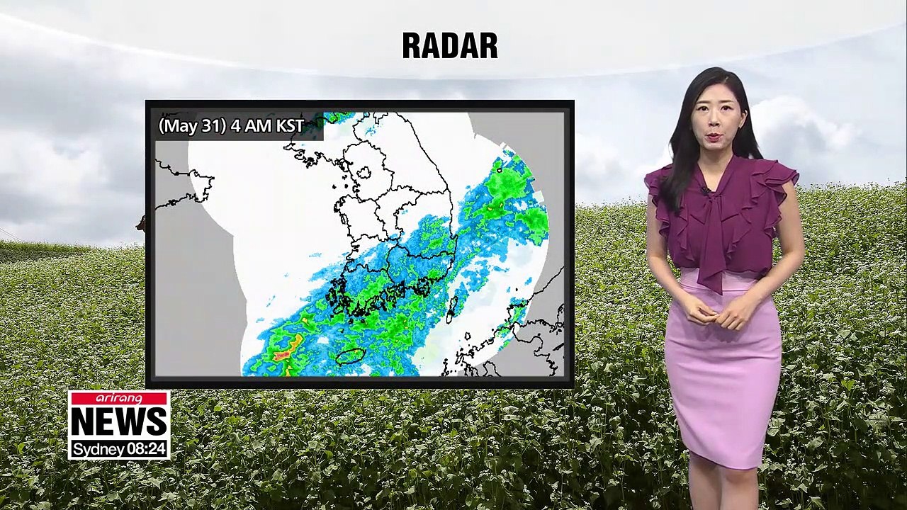 Lingering rain in south, brighter skies 053119