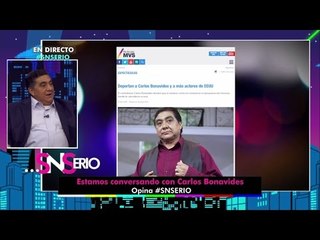 La VISA cancelada de  Carlos Bonavides