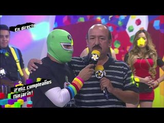 Ninjarín recibe a su papá en Acábatelo