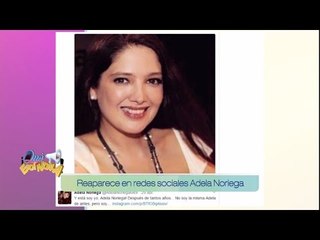 El regreso de Adela Noriega en redes sociales