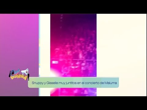 Snuppy muy feliz con Gisselle