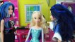 Rapunzel Barbie Beauty Salon Makeover Hair Style on Little Mermaid Ariel & Disney Princess Dolls