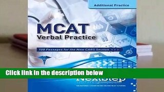 Full E-book  MCAT Verbal Practice: 108 Passages for the New CARS Section  Review