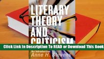[Read] Literary Theory and Criticism: An Introduction  For Kindle