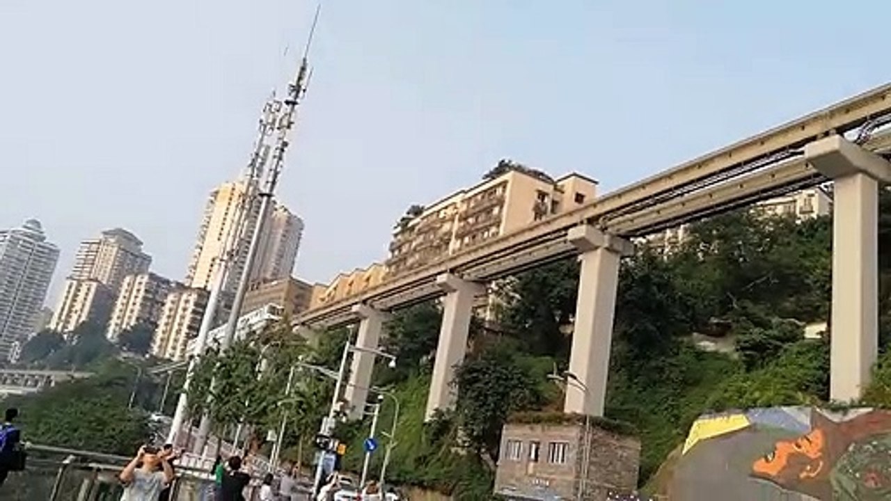 Un train original en Chine