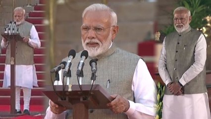 Modi Swearing In Ceremony में पीएम मोदी की Dress Code से खास Message, WATCH VIDEO | वनइंडिया हिंदी