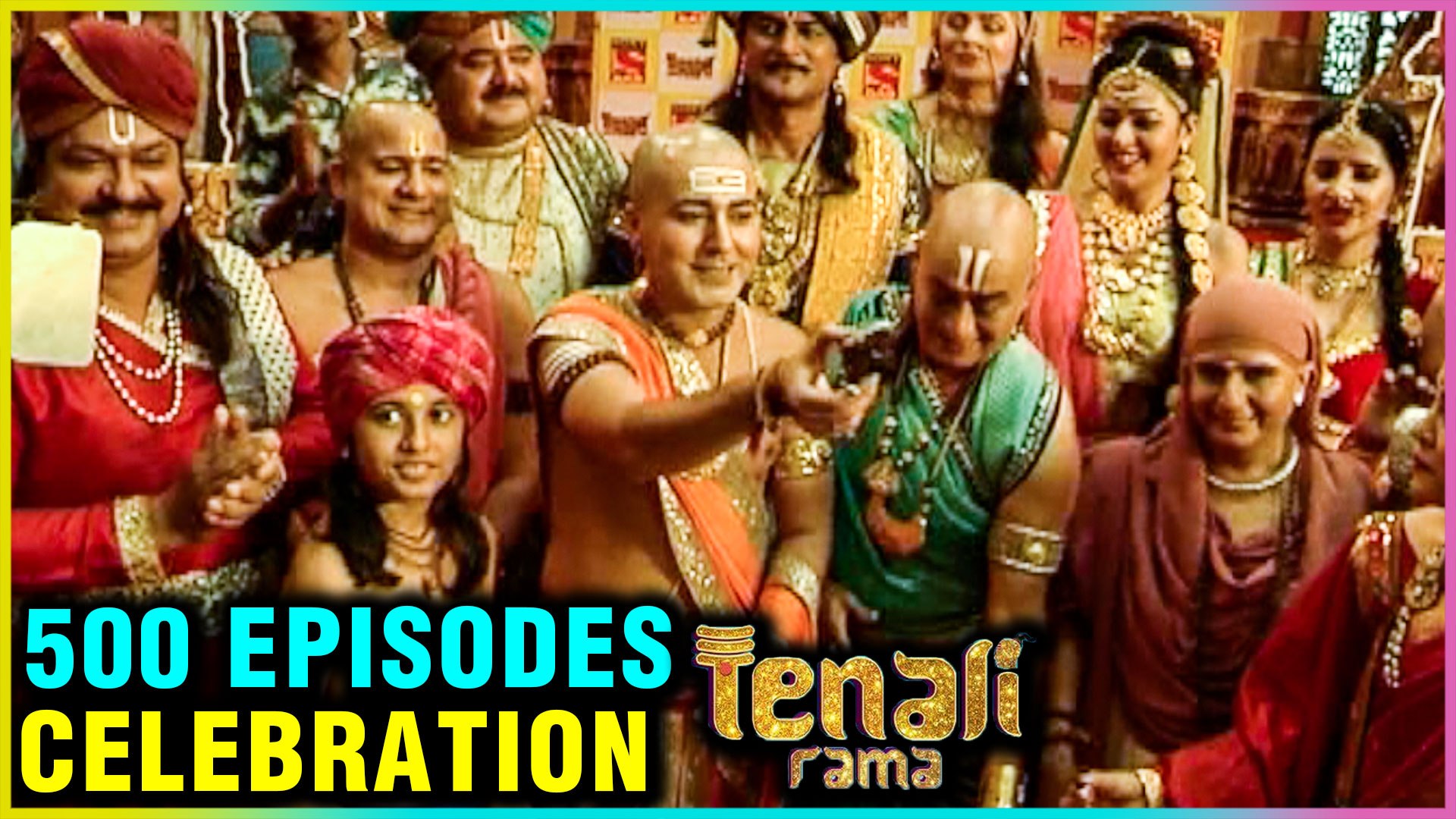 Tenali Rama 500 Episodes Celebrations | Cake Cutting Party | Krishna  Bharadwaj, Manav Gohil - video Dailymotion