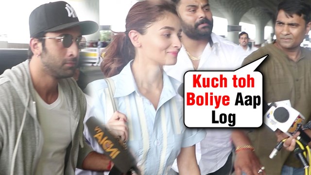 Ranbir Kapoor AVOIDS Congratulating PM MODI, Alia Bhatt REACTS | Mumbai Airport