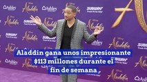 Aladdin gana unos impresionante 113 millones durante el fin de semana