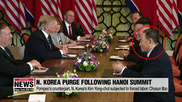 N. Korea carries out purge following Hanoi summit