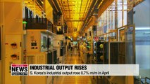 S. Korea's industrial output rose for 2nd straight month in April