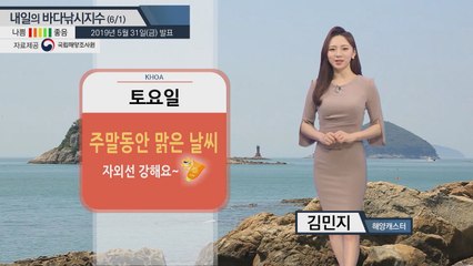 [내일의 바다낚시지수]6월1일 주말 '좋음 '지수, 서해안 짙은 안개 항상 안전사고 주의  / YTN