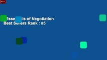 Essentials of Negotiation  Best Sellers Rank : #5
