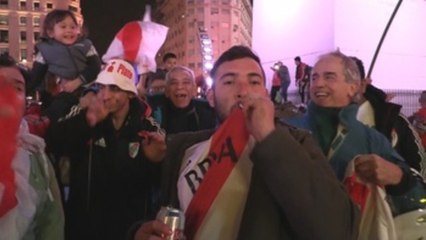 River Plate acostumbra a su hinchada a tomar las calles de Buenos Aires