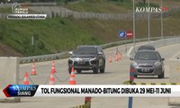 Tol Fungsional Manado-Bitung Dibuka 29 Mei - 11 Juni