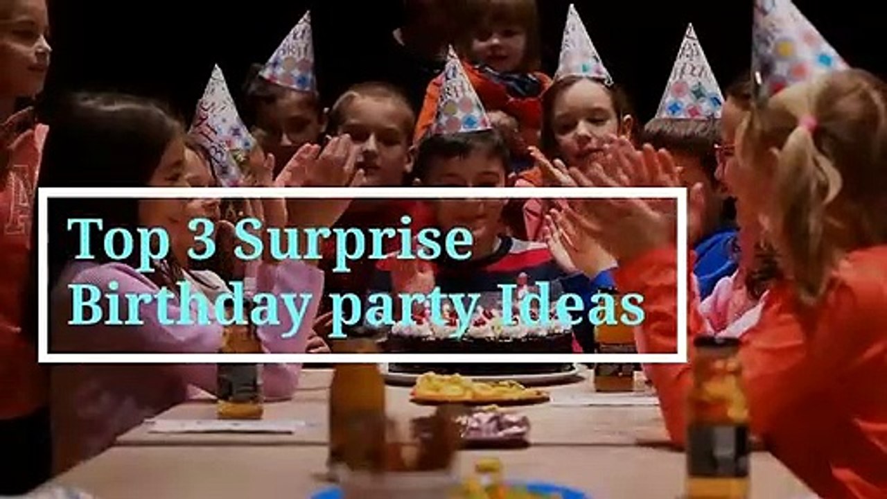 Top 3 Surprise Ideas | Birthday Party in Abu dhabi | Party planners Dubai