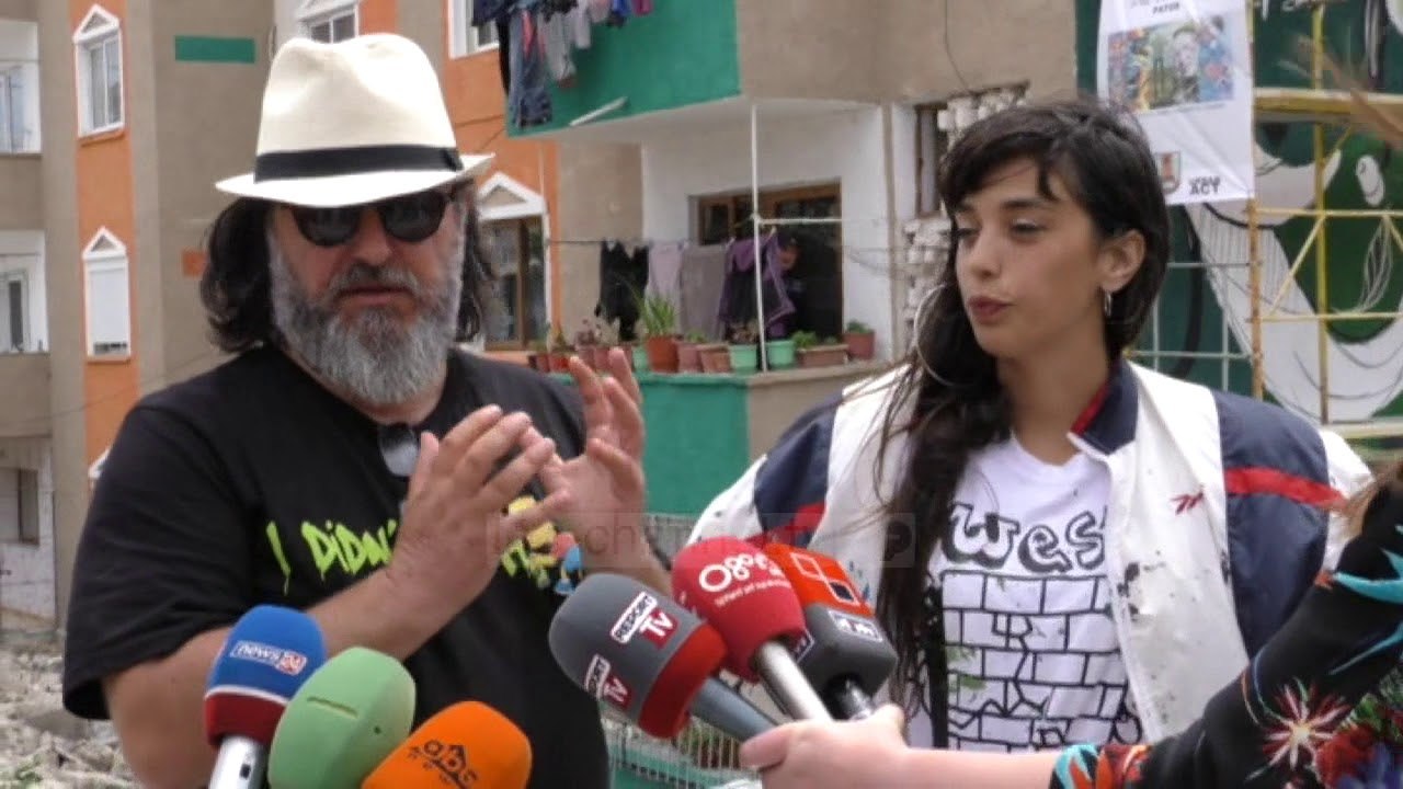 Arti i rrugës në Patos/ Artistët mblidhen për të ndryshuar fasadat