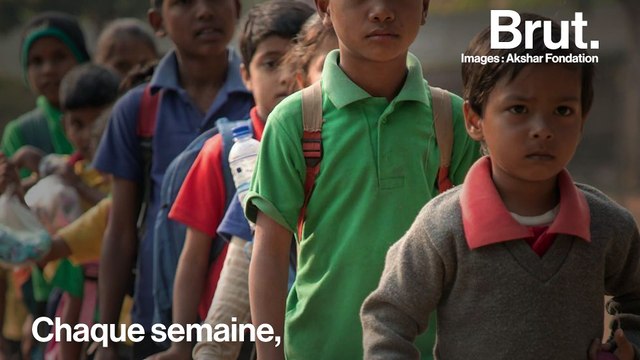 Inde : une école gratuite pour les élèves qui recyclent des déchets