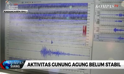 Aktivitas Gunung Agung Belum Stabil