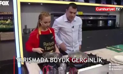 The Taste Türkiye'de büyük gerginlik! Rafet Şef, kadın yarışmacısına demediğini bırakmadı