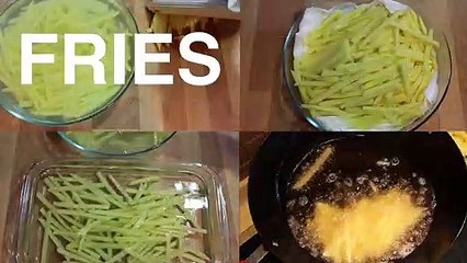 'French Fries' - Crispy Fries Recipe - Homemade French Fries Recipe - Indian Vegetarian Recipe.