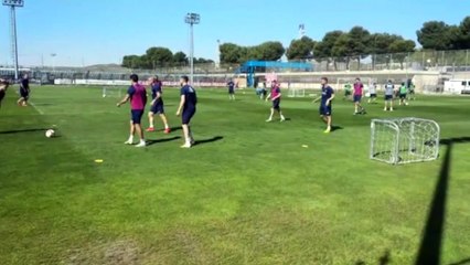 El Real Zaragoza Ultima la Preparación para el Partido contra el Numancia