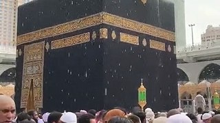 Rain in Masjid Haram - Kaabah Heaven of Earth