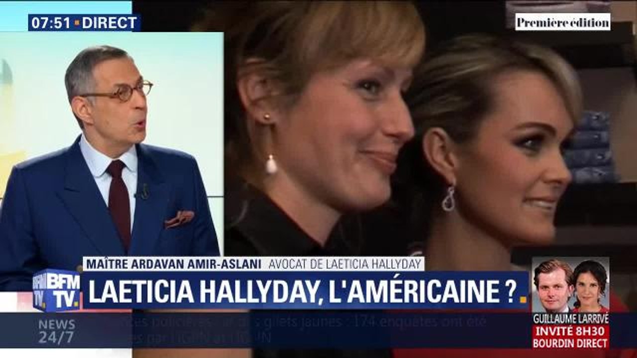 Laeticia Hallyday bientôt américaine   son avocat pourra s'en servir lors de la prochaine audience face à David et Laura