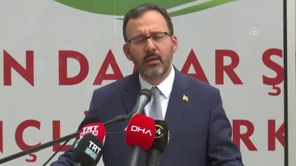 Bakan Kasapoğlu: "Bu ülkenin gençleri sadece  bu ülkenin değil dünyanın umudu"