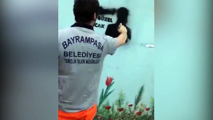 Bayrampaşa Belediyesi'nden "Her şey çok güzel olacak" temizliği!