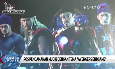 Avengers Endgame Jadi Tema Pos Pengamanan Mudik Lebaran