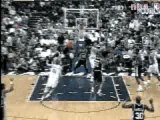 Nba basketball - Tim Duncan Dunks on Bradley