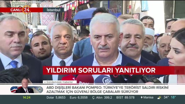 AK Parti İBB Başkan Adayı Binali Yıldırım konuşuyor
