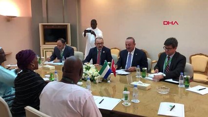 DHA DIŞ - Çavuşoğlu, Sierra Leone'li mevkidaşıyla görüştü