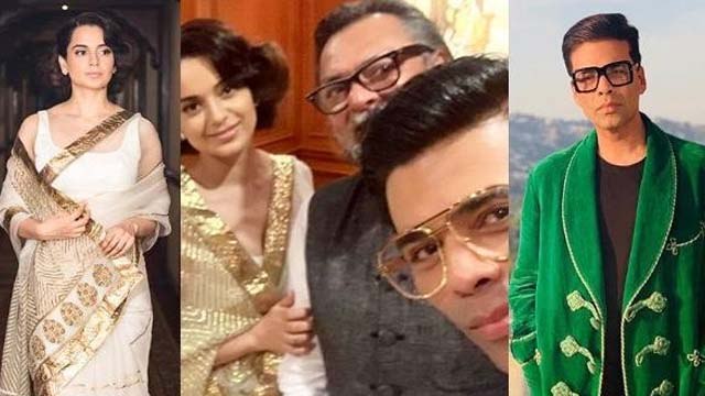 Karan Johar And Kangana Ranaut Attend PM Modis Swearing In Ceremony Together