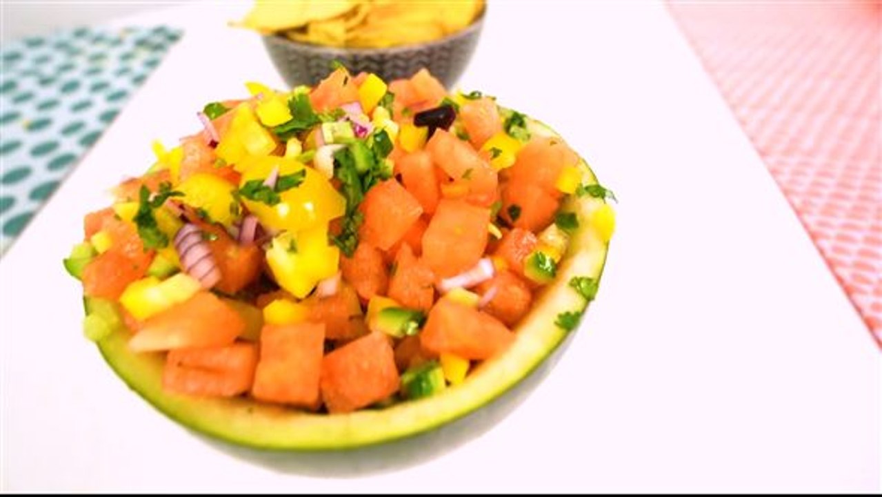 Salsa für sonnige tage: wassermelonen-salsa