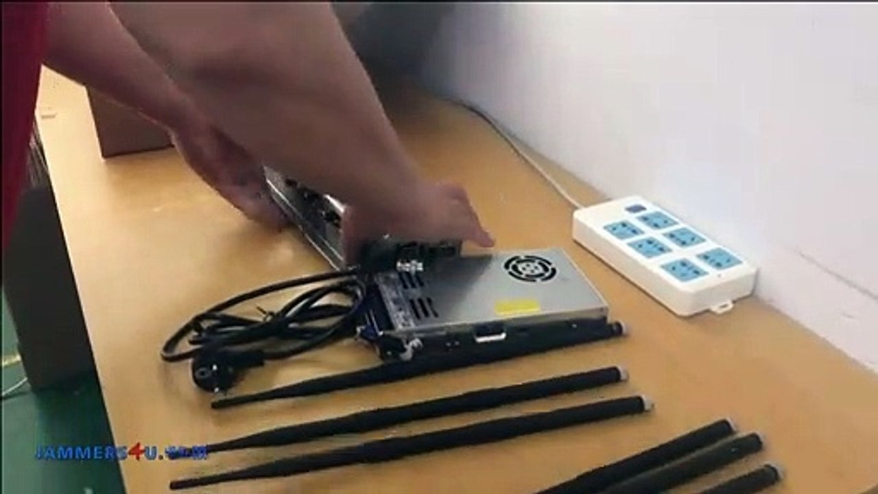 6 band Jammer blocker Bloqueador Inhibidor Störsender 56W Cell Mobile phone  WiFI