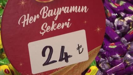 Tezgahlarda hurmaların yerini bayram şekerleri aldı