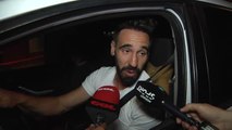 Borja Fernández vuelve a casa tras declarar en Huesca