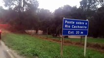 PRF alerta para situação de rios na BR-153 entre Irati, Rebouças e Rio Azul