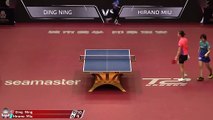 Ding Ning vs Miu Hirano | 2019 ITTF China Open Highlights (R16)