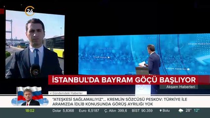 İstanbul'da bayram göçü başlıyor
