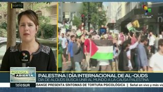 Musulmanes se movilizan en apoyo a Palestina el día de Al-Quds
